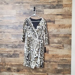 Animal print dress